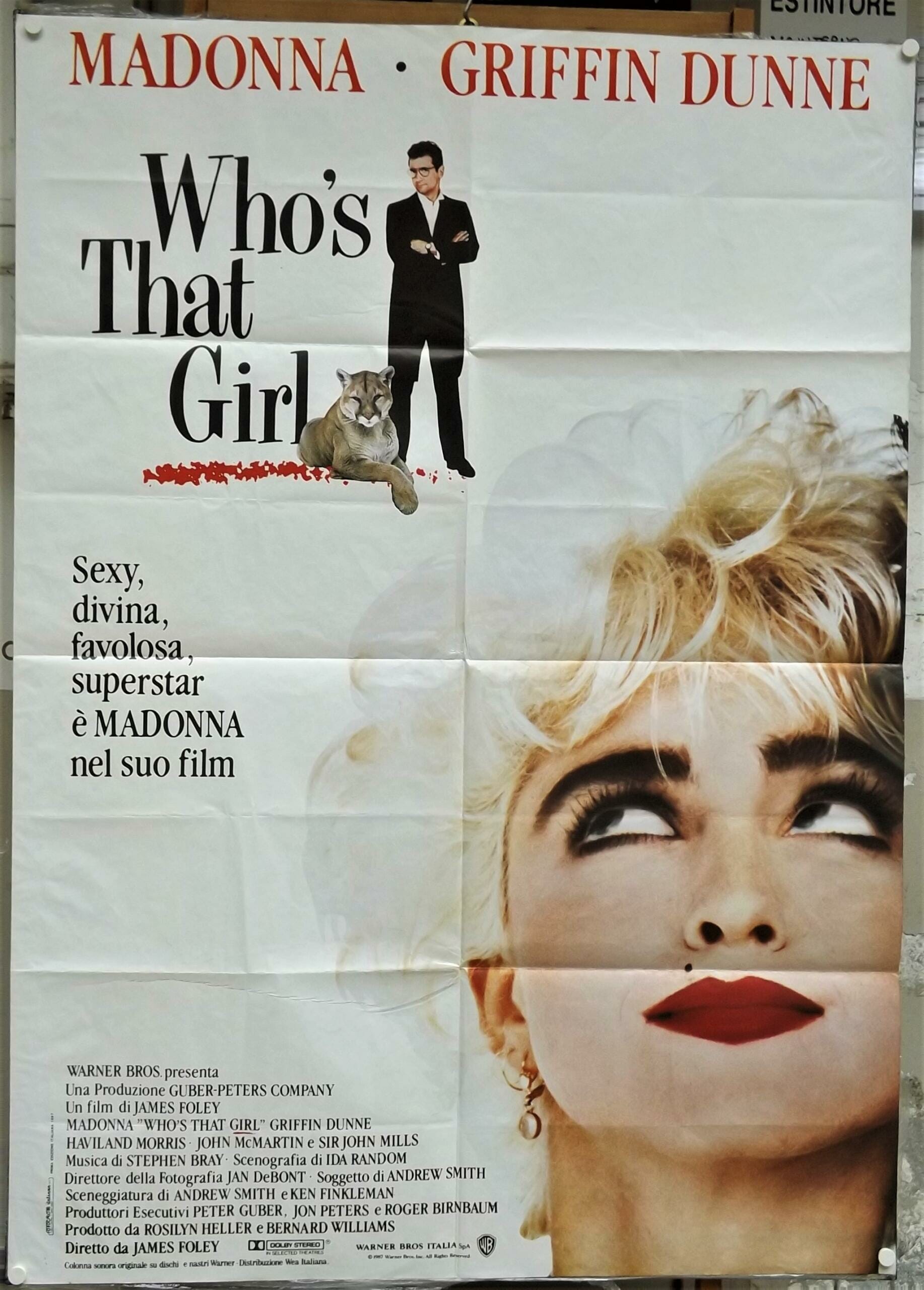 WHO'S THAT GIRL MANIFESTO POSTER MADONNA POP MANIFESTO POSTER AFFICHE