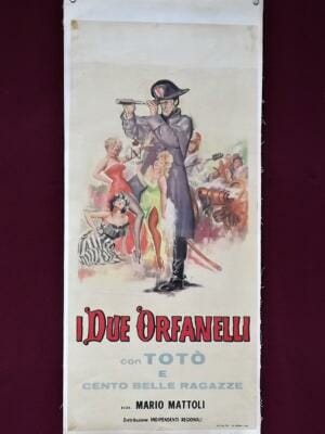 Poster Manifesto Locandina d'Epoca Cinema Vintage Film Totò